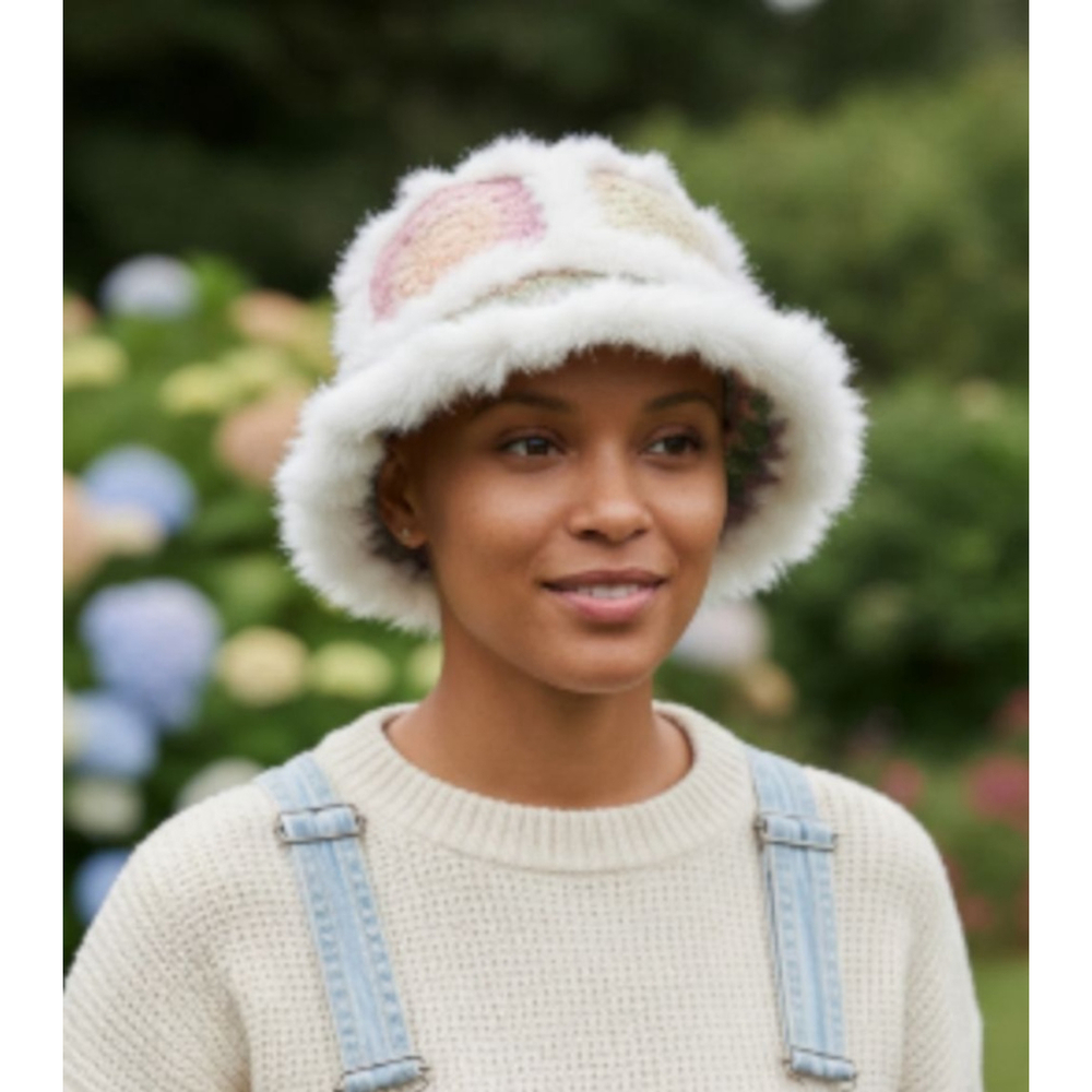Crochet Bucket Hat. New One Size, Adult